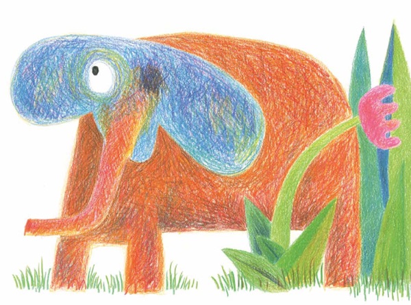 Ilustración de EL ELEFANTE QUE PERDIÓ SU OJO