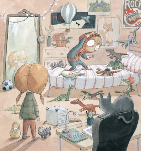 Ilustración de UNA LATA EN EL BOSQUE