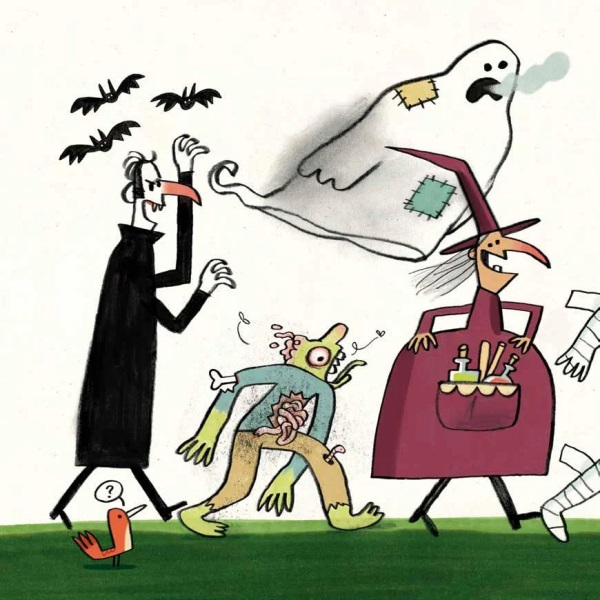 Ilustración de SIETE MONSTRUOS Y UN GATO
