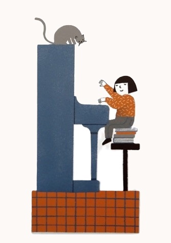 Ilustración de ¡Suena el piano!