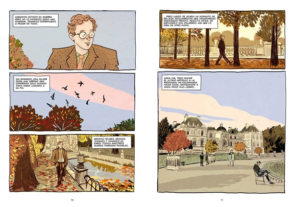 Ilustración de Gertrude Stein y la generación perdida