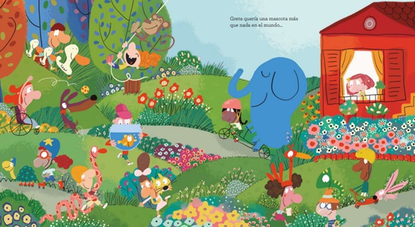 Ilustración de La nube de Greta