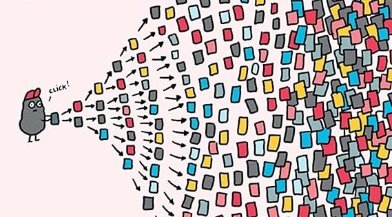 Ilustración de LA INVASIÓN DE LAS NOTICIAS FALSAS