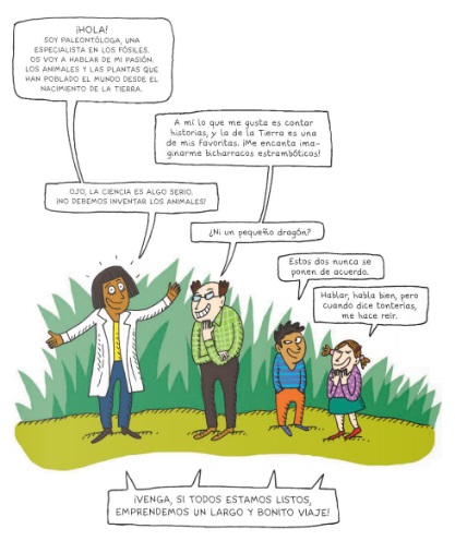 Ilustración de La evolución de la vida
