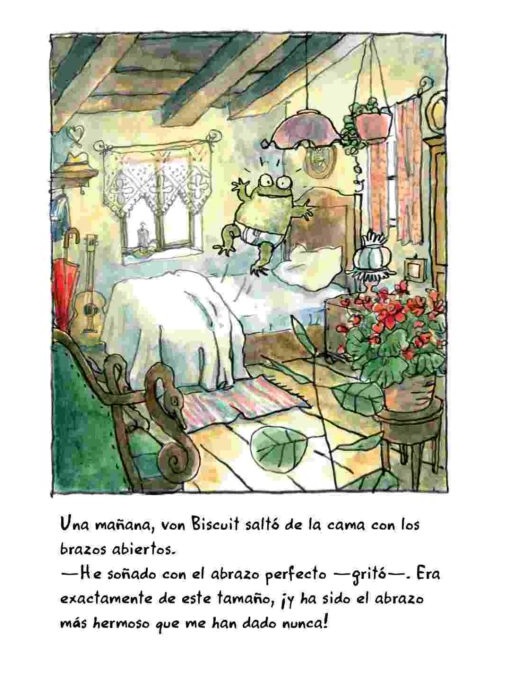 Ilustración de Alexander von Biscuit y la búsqueda del abrazo perfecto