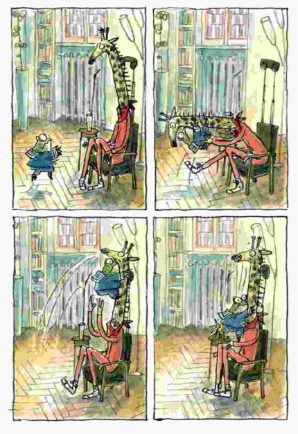 Ilustración de Alexander von Biscuit y la búsqueda del abrazo perfecto