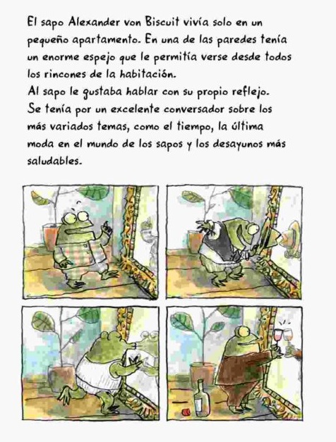 Ilustración de Alexander von Biscuit y la búsqueda del abrazo perfecto