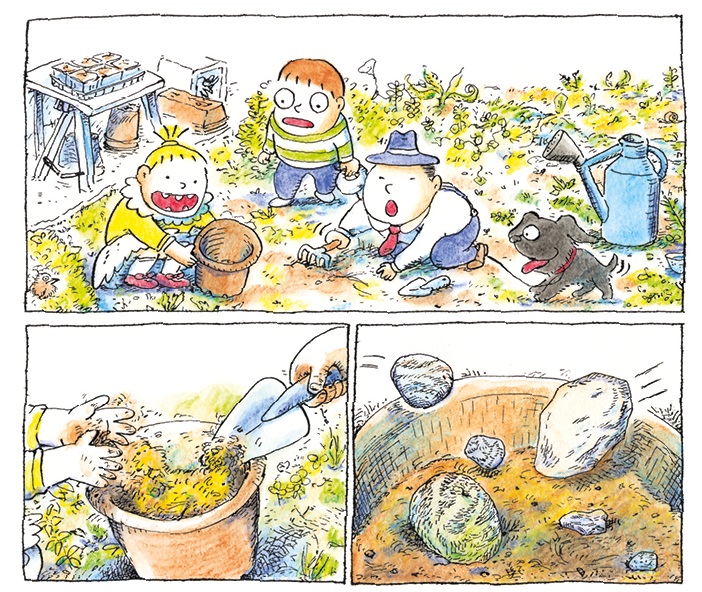 Ilustración de BUBÚ y sus amigos