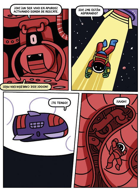 Ilustración de COSMO EN EL ESPACIO