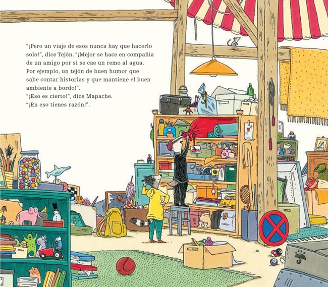 Ilustración de Un viaje por el mundo con amigos