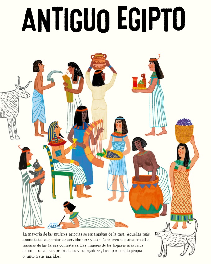 Ilustración de HISTORIA REVISADA DE LAS MUJERES