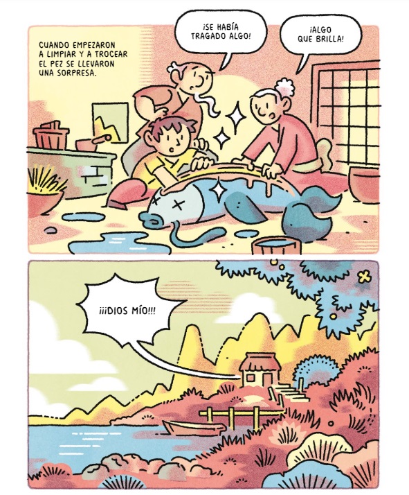 Ilustración de La pequeña genia y el monstruo del valle