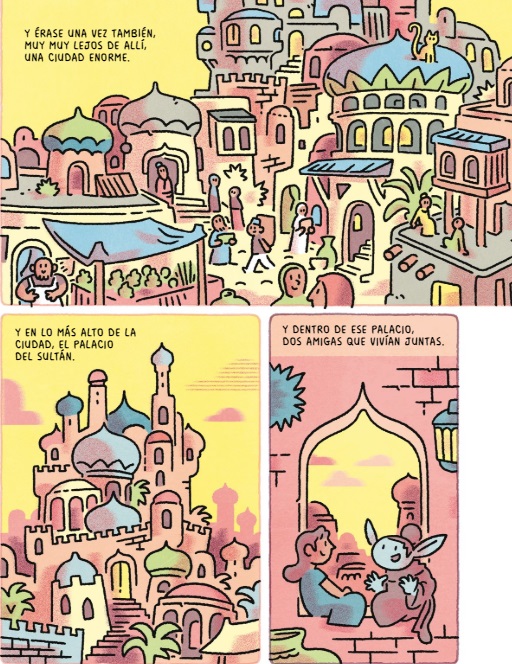 Ilustración de La pequeña genia y el monstruo del valle