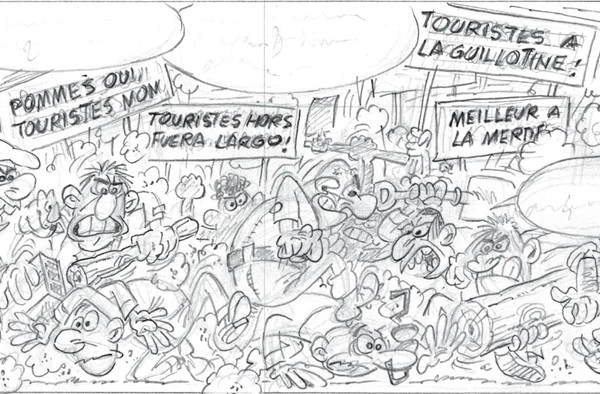 Ilustración de Mortadelo y Filemón. PARÍS 2024