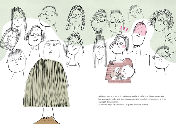 Ilustración de La maleta rosa