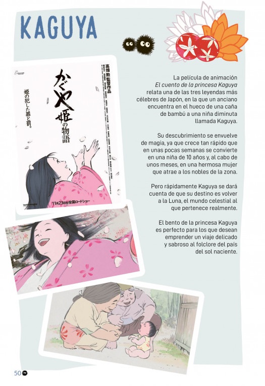 Ilustración de Los bentos de las películas del Studio Ghibli