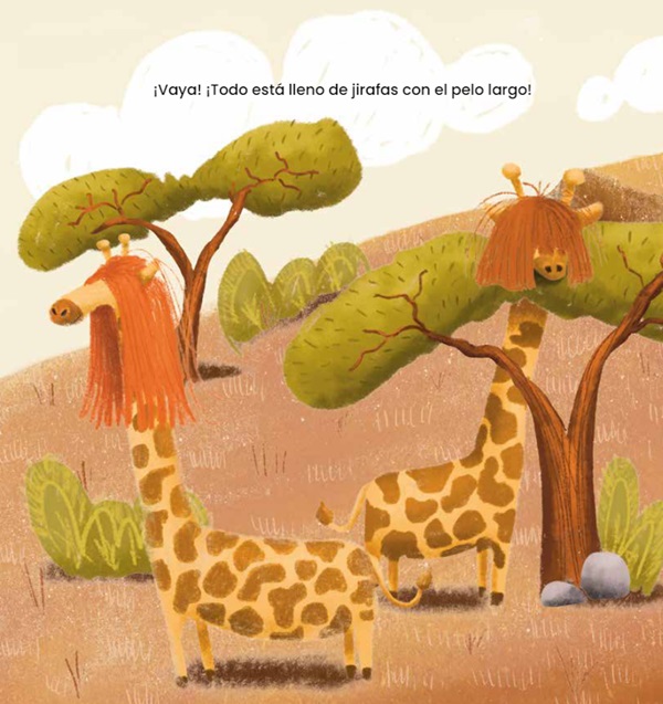 Ilustración de ¡SE BUSCA! PELUQUERO DE JIRAFAS