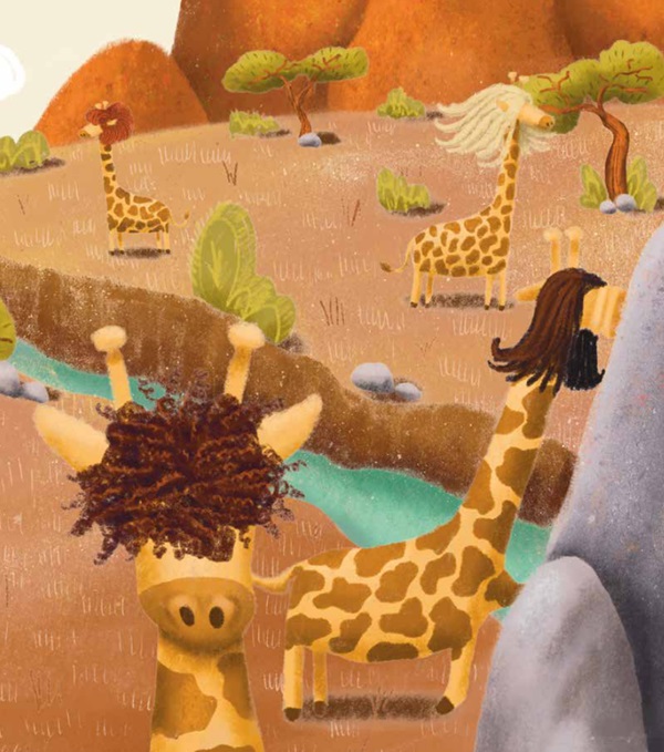 Ilustración de ¡SE BUSCA! PELUQUERO DE JIRAFAS