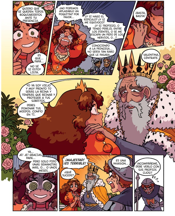 Ilustración de La princesa y el dragón