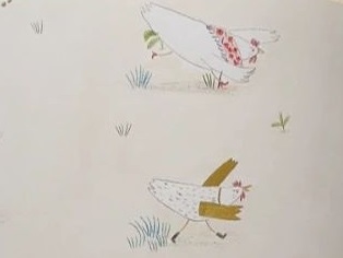 Ilustración de El gallo que puso un huevo