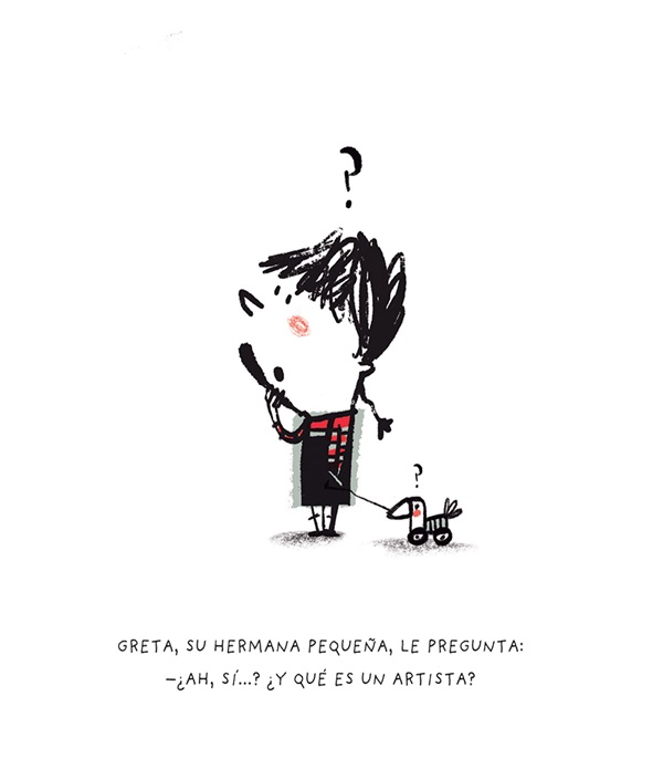 Ilustración de UN ARTISTA ES...