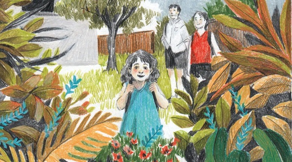 Ilustración de TINA, LA NIÑA MONARCA