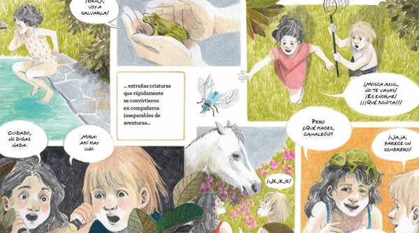 Ilustración de TINA, LA NIÑA MONARCA