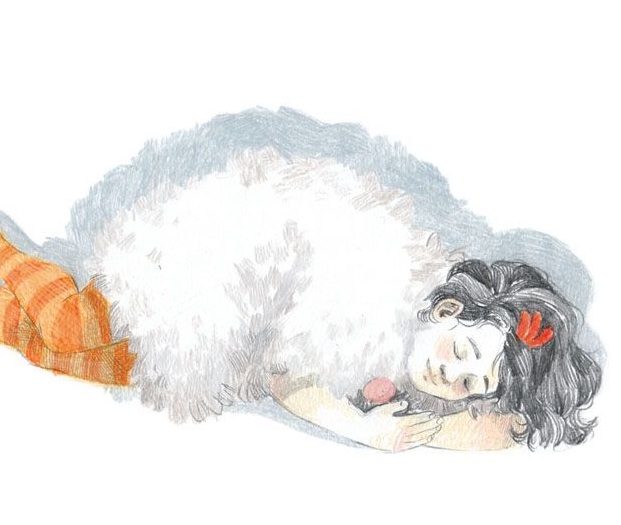 Ilustración de TINA, LA NIÑA MONARCA