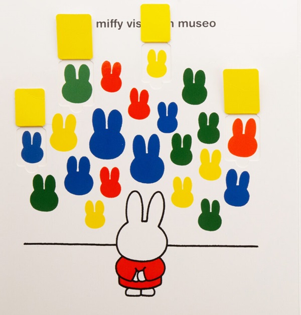 Ilustración de Miffy es artista