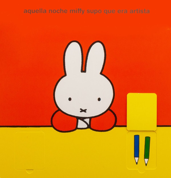 Ilustración de Miffy es artista
