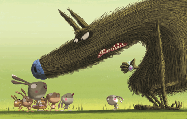 Ilustración de ¡Buen provecho, Lobo!