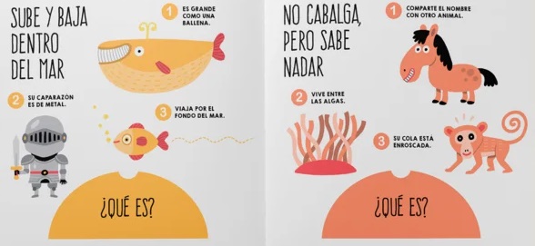 Ilustración de Mini ENIGMAS del mar