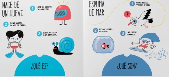 Ilustración de Mini ENIGMAS del mar
