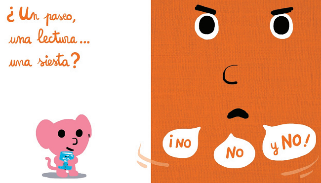 Ilustración de ¡El libro que dice no!