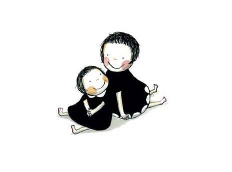 Ilustración de Hermanas pequeñas