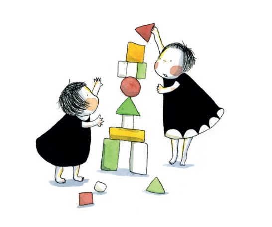 Ilustración de Hermanas pequeñas