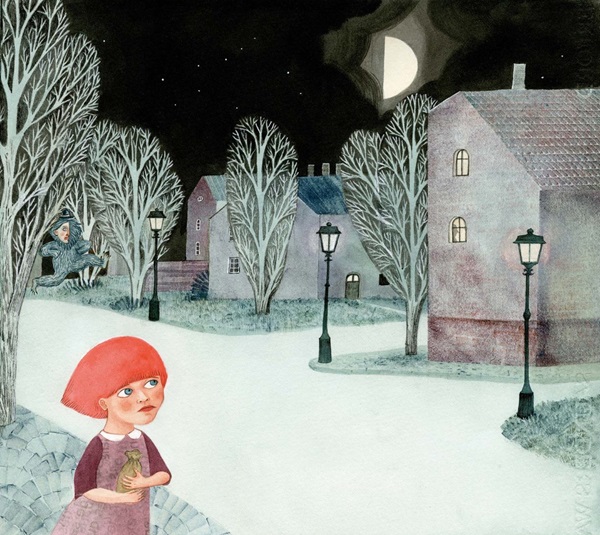 Ilustración de Valentina Nunca Callas y el Monstruo de la Media Cara