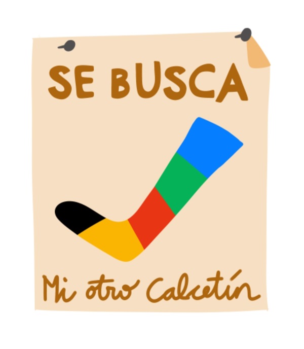 Ilustración de Tomás ha perdido un calcetín