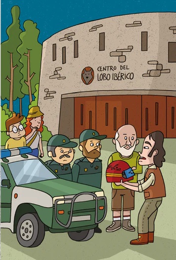 Ilustración de Félix y los Guardianes de la Fauna Ibérica