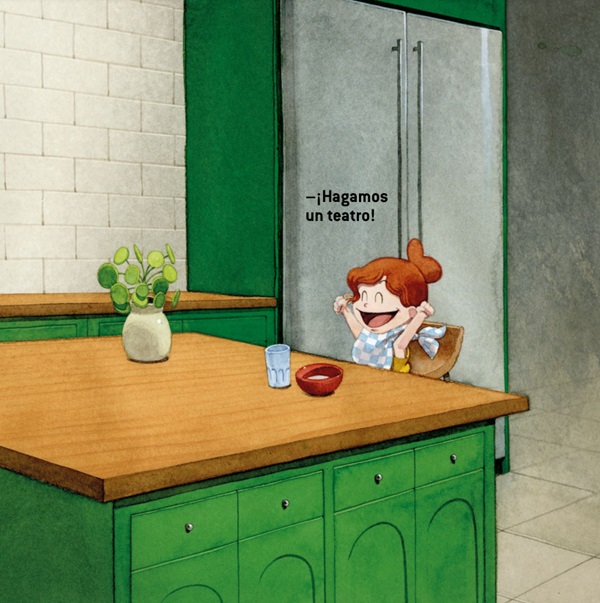 Ilustración de ¡MAMÁ ES UN LOBO!