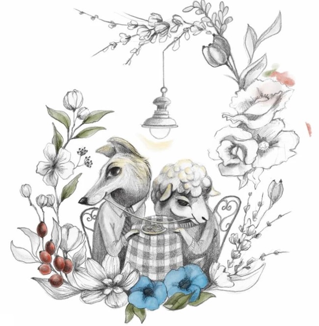 Ilustración de El bosque inquieto
