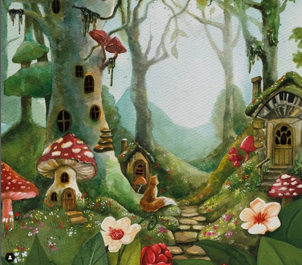 Ilustración de El bosque inquieto
