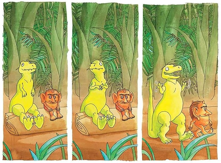 Ilustración de EL AMIGO DEL PEQUEÑO TIRANOSAURIO