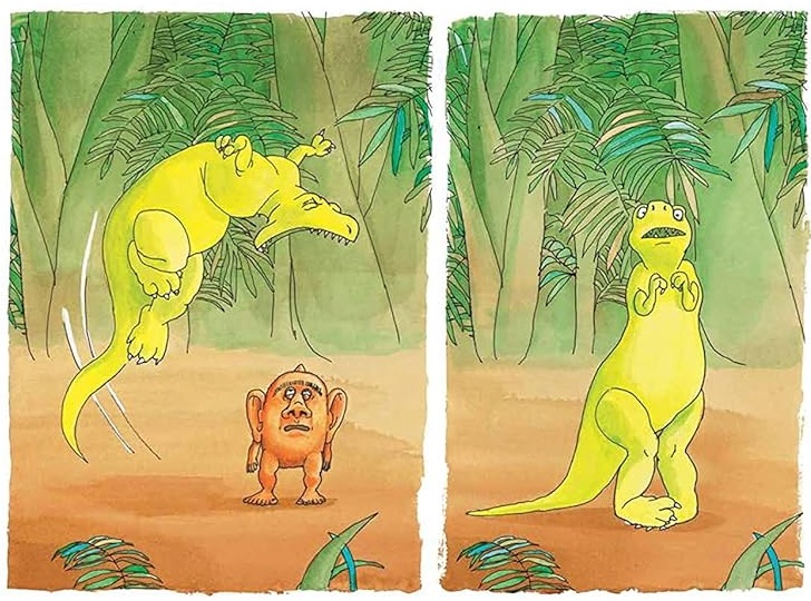 Ilustración de EL AMIGO DEL PEQUEÑO TIRANOSAURIO