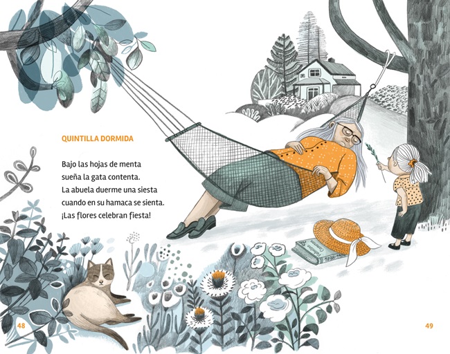 Ilustración de Una abuela hecha de versos