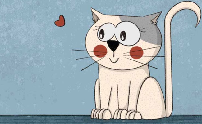 Ilustración de La fórmula 5 4 3 2 1 para calmar el enfado gatuno