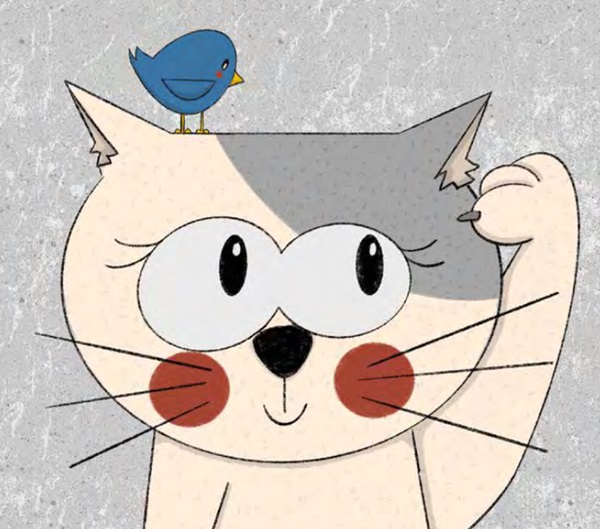 Ilustración de La fórmula 5 4 3 2 1 para calmar el enfado gatuno