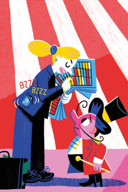 Ilustración de Este circo es un desastre