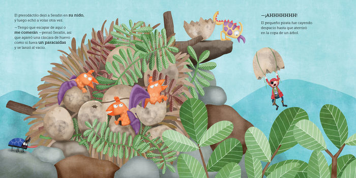 Ilustración de El tesoro de los dinosaurios