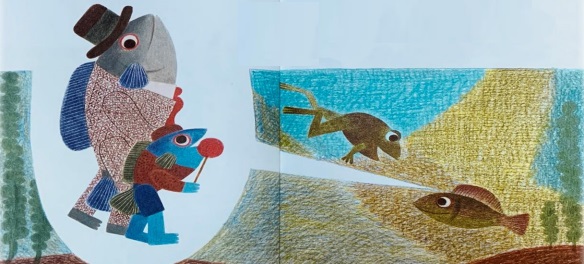 Ilustración de Un pez es un pez